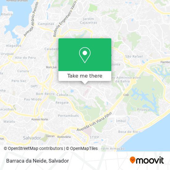 Barraca da Neide map