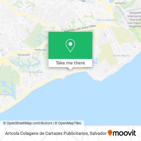 Artcola Colagens de Cartazes Publicitarios map