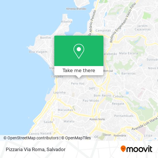 Pizzaria Via Roma map