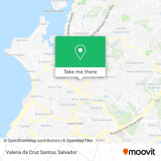 Valeria da Cruz Santos map