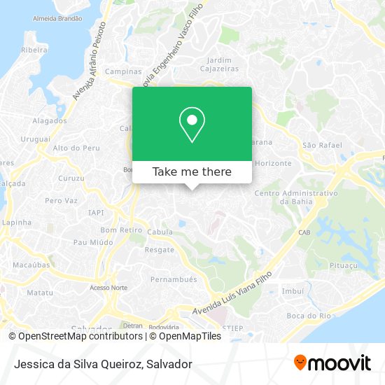 Jessica da Silva Queiroz map