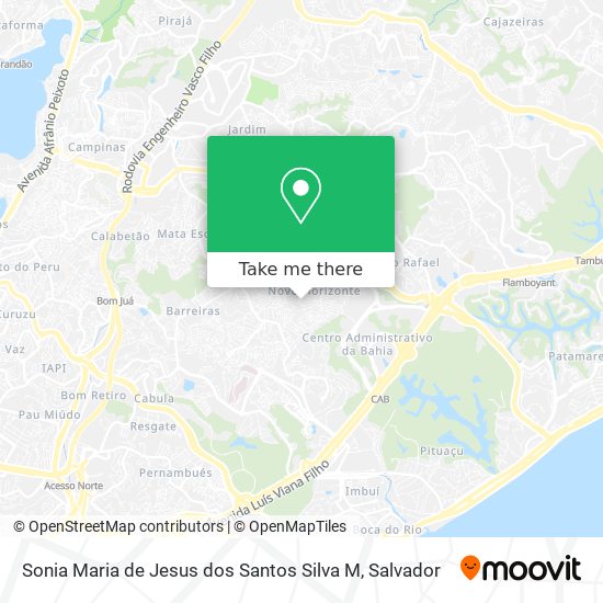 Sonia Maria de Jesus dos Santos Silva M map
