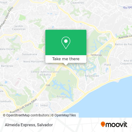 Almeida Express map