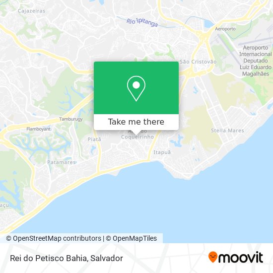 Rei do Petisco Bahia map