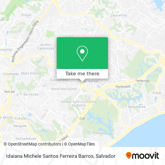 Idaiana Michele Santos Ferreira Barros map