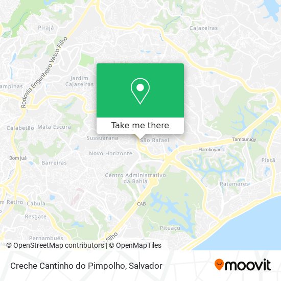 Creche Cantinho do Pimpolho map