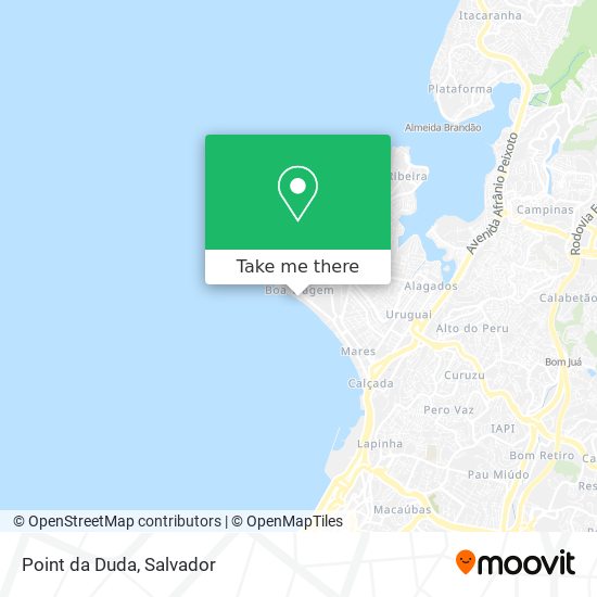 Mapa Point da Duda