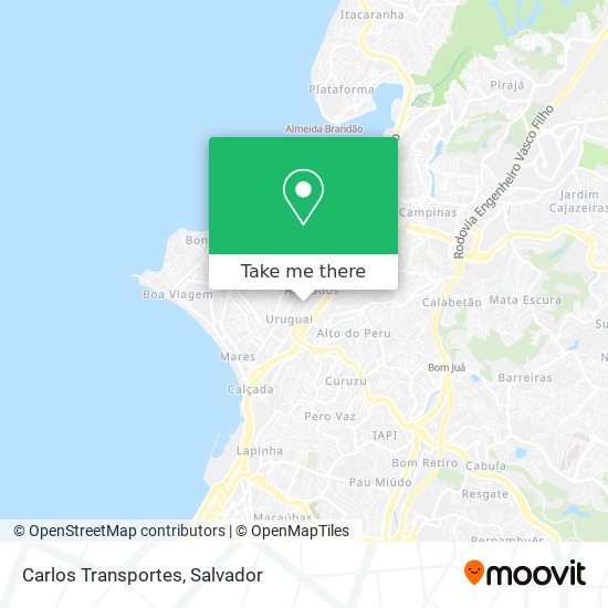 Carlos Transportes map