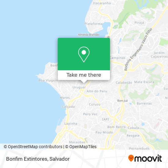 Bonfim Extintores map