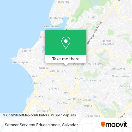 Semear Servicos Educacionais map