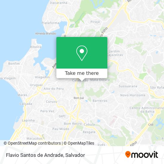 Mapa Flavio Santos de Andrade