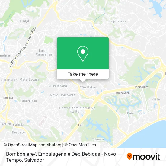 Bomboniere / , Embalagens e Dep Bebidas - Novo Tempo map
