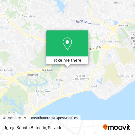 Igreja Batista Betesda map