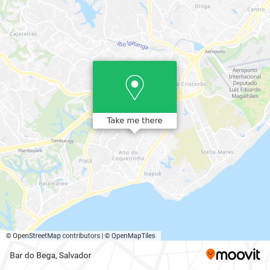 Bar do Bega map