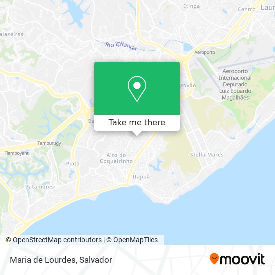 Maria de Lourdes map