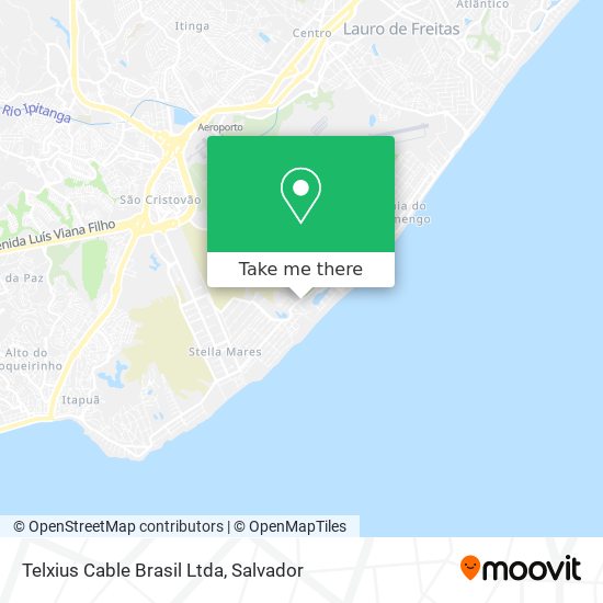 Telxius Cable Brasil Ltda map