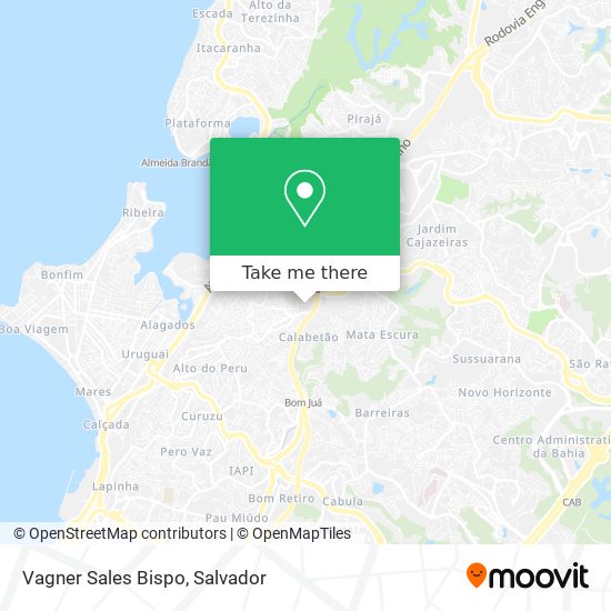 Mapa Vagner Sales Bispo