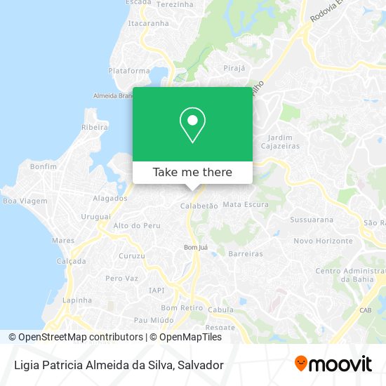 Ligia Patricia Almeida da Silva map