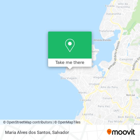 Mapa Maria Alves dos Santos