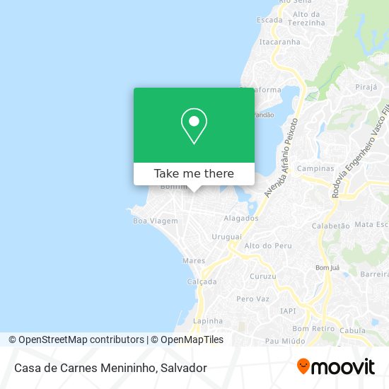 Casa de Carnes Menininho map