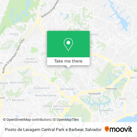 Posto de Lavagem Central Park e Barbear map