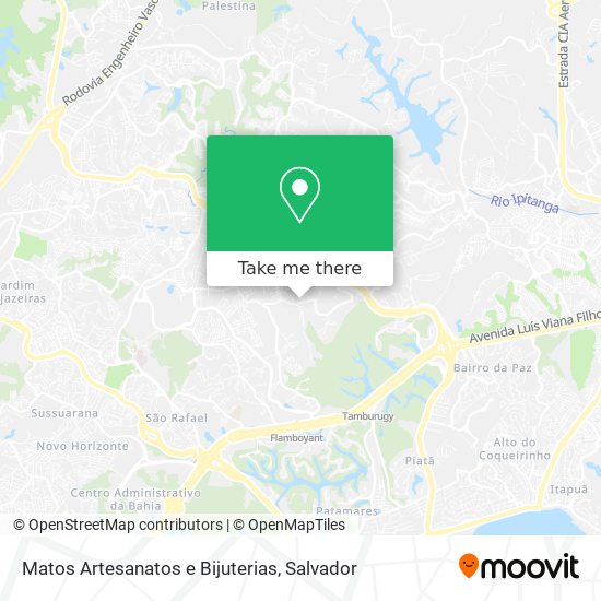 Matos Artesanatos e Bijuterias map