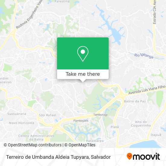 Terreiro de Umbanda Aldeia Tupyara map