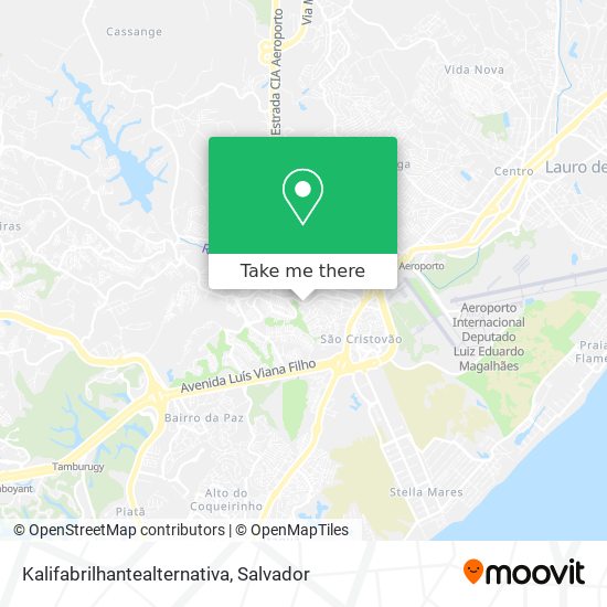 Kalifabrilhantealternativa map