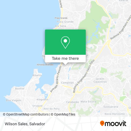 Wilson Sales map