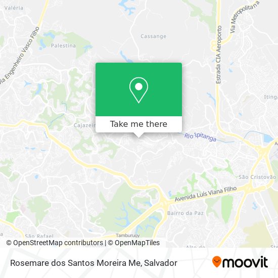 Mapa Rosemare dos Santos Moreira Me