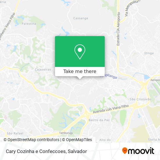 Cary Cozinha e Confeccoes map