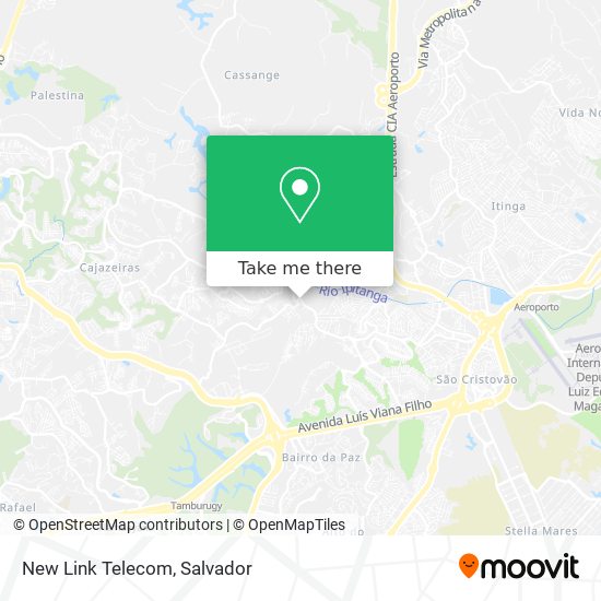 New Link Telecom map