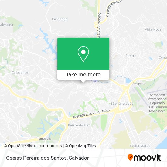 Oseias Pereira dos Santos map