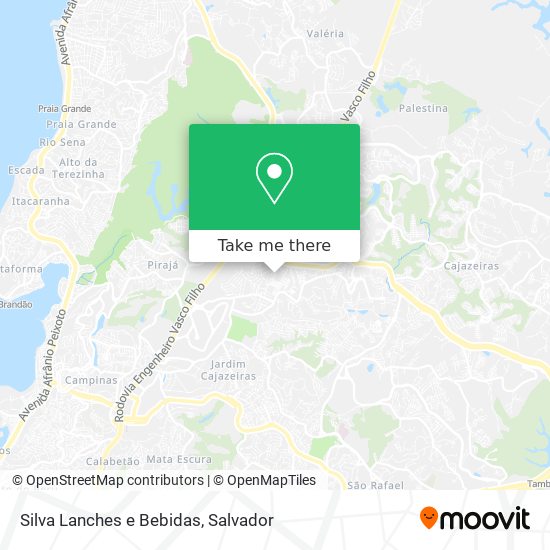 Mapa Silva Lanches e Bebidas