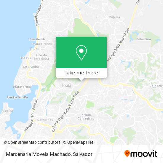 Mapa Marcenaria Moveis Machado