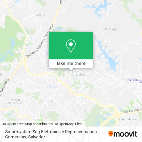 Smartsystem Seg Eletronica e Representacoes Comercias map