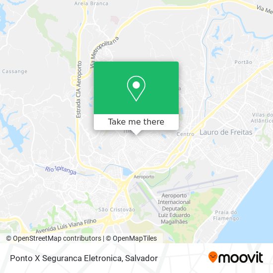 Mapa Ponto X Seguranca Eletronica