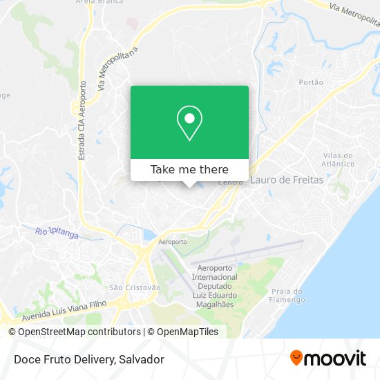 Doce Fruto Delivery map