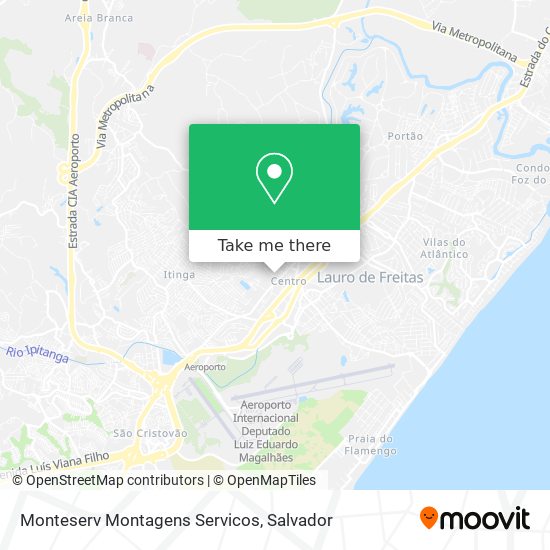 Monteserv Montagens Servicos map