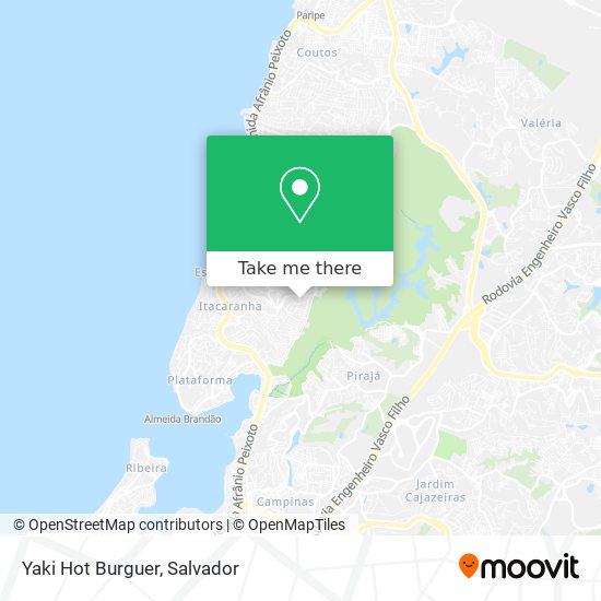 Mapa Yaki Hot Burguer