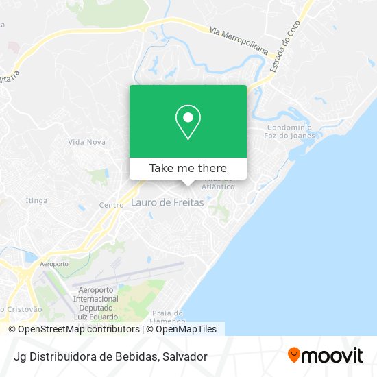 Jg Distribuidora de Bebidas map