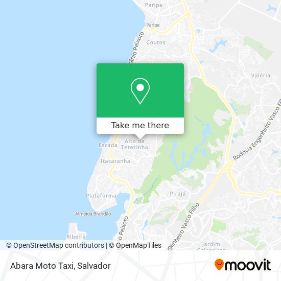 Abara Moto Taxi map