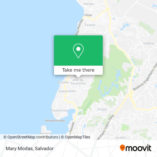 Mary Modas map