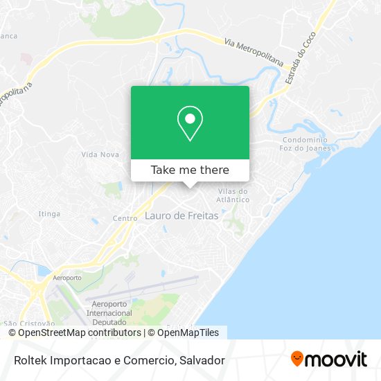 Mapa Roltek Importacao e Comercio