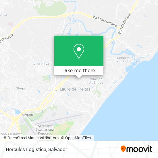 Mapa Hercules Logistica