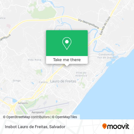 Insbot Lauro de Freitas map