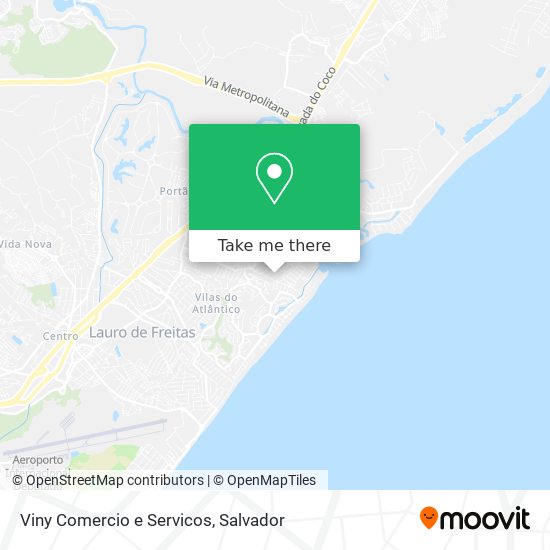 Viny Comercio e Servicos map