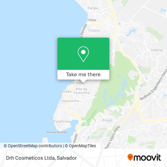 Drh Cosmeticos Ltda map