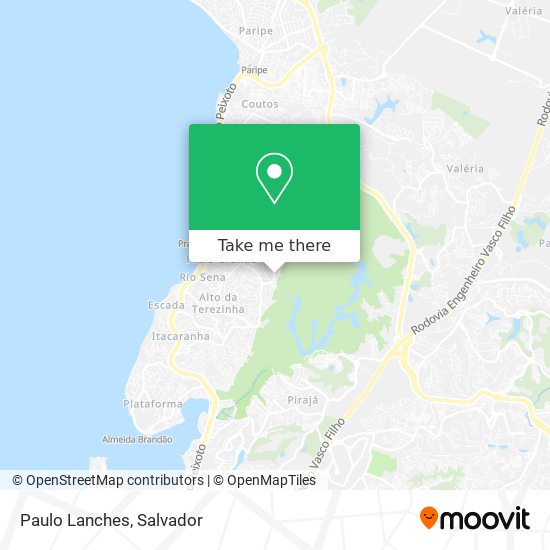 Paulo Lanches map