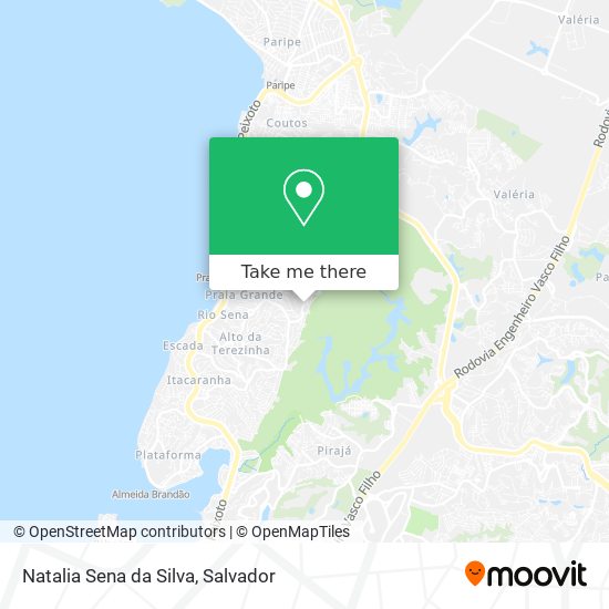 Mapa Natalia Sena da Silva